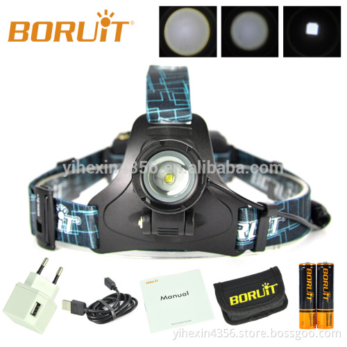 Boruit 2017 Hot Sale B9 Zoomable CREE XPG Headlight